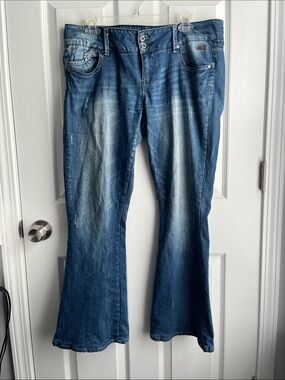 Vintage Original Design Totto Denim Blue Women's Bootcut Jeans